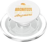 Retired Architect Not My Problem Anymore Cadeau rétro Amusant PopSockets PopGrip pour MagSafe