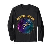 Retired Astronaut Retirement Retire Moon Manche Longue