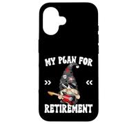 Retired Dad GNOME for Rockstar My Retirement Plan Guitar Coque pour iPhone 16