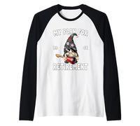 Retired Dad GNOME for Rockstar My Retirement Plan Guitar Manche Raglan
