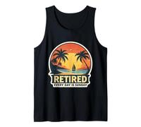Retired Every Day Is Sunday Beach Vacances Summer Holidays Débardeur