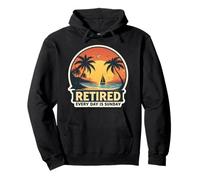 Retired Every Day Is Sunday Beach Vacances Summer Holidays Sweat à Capuche