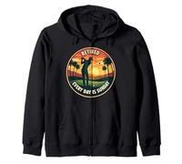 Retired Every Day Is Sunday Golfeur Lover Golf Retirement Fun Sweat à Capuche