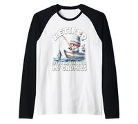 Retired Gnome Dad For Fishing Lovers With Retirement Saying Manche Raglan
