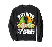 Retired Gnomes for Tequila Mom & Dad Funny Retirement Couple Sweatshirt