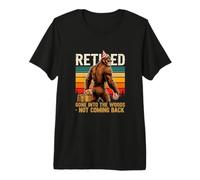 Retired Gone in The Woods Not Coming Back T-Shirt Haut de Gamme