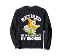 Retired Grandma GNOME Saying for Women Margarita Retirement Sweatshirt