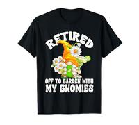 Retired Grandma GNOME Saying for Women Margarita Retirement T-Shirt