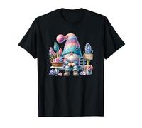 Retired Grandpa GNOME Lilac Lavender Decor for Hello Spring T-Shirt