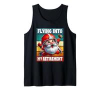 Retired Grandpa Love Football Dad Flying Into My Retirement Débardeur