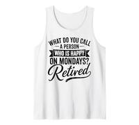 Retired Happy on Mondays Retirement Devis Débardeur