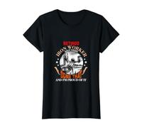 Retired Ironworker Been There Done That Funny Retirement T-Shirt Graphique avec Valeur, Femme, Noir, XS