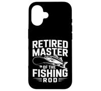 Retired Master of The Fishing Rod Pêcheur Retirement Coque pour iPhone 16
