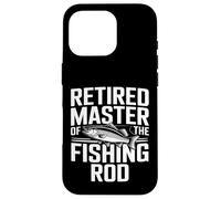 Retired Master of The Fishing Rod Pêcheur Retirement Coque pour iPhone 16 Pro