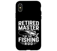 Retired Master of The Fishing Rod Pêcheur Retirement Coque pour iPhone X/XS