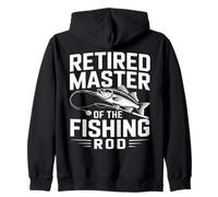 Retired Master of The Fishing Rod Pêcheur Retirement Sweat à Capuche