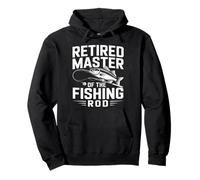 Retired Master of The Fishing Rod Pêcheur Retirement Sweat à Capuche