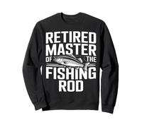 Retired Master of The Fishing Rod Pêcheur Retirement Sweatshirt