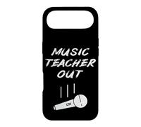 Retired Music Teacher Out Retirement Mic Drop of Year Coque pour iPhone Air