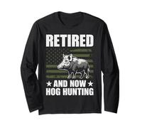 Retired Now Wild Hog Hunting Wild Sanglier Hunter Sanglier Saison Manche Longue