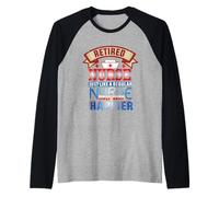 Retired Nurse Just Like Regular Nurse Only Way Happier Manche Raglan