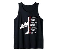 Retired Pilot 2026 Alphabet phonétique Cadeau de Retraite Débardeur