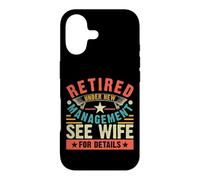 Retired Under New Management See Wife for Details Coque pour iPhone 17