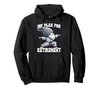 Retired Yoga Gnome In Warrior Pose Funny Retirement Plan Sweat à Capuche