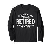 Retirement 2026 Retired 2026 Not My Problem Anymore Vintage Manche Longue