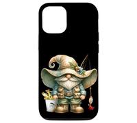 Retirement Fishing GNOME for Retired Dad and Fishing Grandpa Coque pour iPhone 12/12 Pro