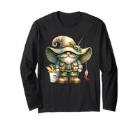 Retirement Fishing GNOME for Retired Dad and Fishing Grandpa Manche Longue