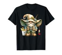 Retirement Fishing GNOME for Retired Dad and Fishing Grandpa T-Shirt