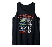 Retirement Schedule Camping Car Calendrier des retraites Débardeur