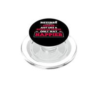 Retires Nurse Just Like A Regular Nurse Funny Nursing Nurses PopSockets PopGrip pour MagSafe