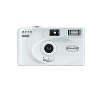 RETO PANO Appareil photo 35 mm - Objectif large 22 mm, panorama, commutation facile, modes cinématographiques, cache d'objectif, flash intégré, réutilisable (le film et la pile AAA ne sont pas inclus