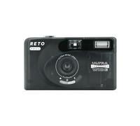 RETO PANO Caméra film 35 mm, objectif 22 mm, panorama, commutation facile, mode cinématographique, cache-objectif, flash intégré, réutilisable