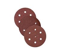 RETOL disques abrasifs auto-agrippants, 90 mm, 7 trous, G240, p. ponceuses excentriques, corindon normal (Lot de 50)