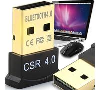 Retoo Adaptateur Bluetooth 4.0 Nano, Dongle BT pour PC Ordinateur Portable Desktop Prise en Charge Casque Haut-Parleur Clavier Souris Plug & Play Compatible avec Windows 11/10/8.1