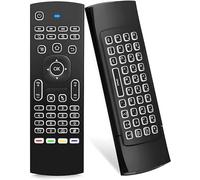Retoo Air Mouse Télécommande Bluetooth avec Clavier, 2,4 GHz Portable sans Fil Télécommande Universelle idéale pour Windows XP Vista 7 Mac Linux Android pour PC Portable Android TV Box Smart TV