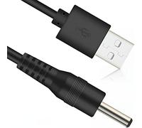 Retoo Câble USB vers fiche Creuse CC - Câble d'alimentation Universel avec 5,5 mm - Câble d'alimentation CC vers USB - Convertisseur Universel pour Ordinateurs Portables, routeurs, Jack CC - Bloc