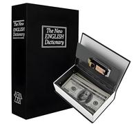 Retoo Coffre-fort pour objets de valeur, livre de clés, coffre-fort pour argent, bijoux, argent, documents, coffre-fort à clés creux avec compartiment caché, petite boîte de rangement