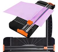 Retoo Coupe Papier Guillotine, Format Papier A4, Angle De Coupe 45-90°, 9 Pieds Antidérapants, 38 X 15 X 3,5 Cm, Pour Couper Les Coupons, Le Papier D'artisanat, Les Étiquettes, Les Cartes