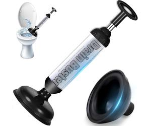 Retoo Déboucheur à ventouse Déboucheur ventouse de canalisation pour WC Toilette Dégager le Blocage des Tuyaux Déboucheur ventouse Opener Aspirateur Pompe pour cuisine