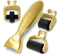 Retoo Derma Roller 540 Micro Aiguilles 0.5mm Soin Peau Visage Rides Perte De Cheveux Élasticité Marques Tâches Repousse Microponcture Injection D'aiguille Kit Coffret Boite Trousse