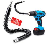 Retoo Extension De Foret Flexible, 30 X 1,5 cm, Rallonge Flexible Pour Perceuse Tournevis, Plastique, Tige D'extension Flexible, Rallonge De Tournevis Flexible, Metal, Noir