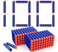 Retoo Fléchettes Nerf Lot de 100 flèches pour Nerf Elite Blasters 7,2 cm pour Pistolet Jouet Bullets Refill Darts Foam Convient pour Nerf N-Strike Recharge pour Enfants munitions Bleu