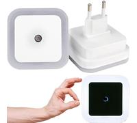 Retoo Lampe LED Avec Capteur Crépusculaire Automatique, Basse Consommation, Compacte, Veilleuse Pour Chambre Enfant, Couloir, Salle De Bain
