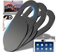 Retoo Lot de 3 caches de Webcam avec caméra Slider Ultra Fine 1 mm - Protection de la Vie privée pour Webcam. Ordinateur Portable, Ordinateur, PC, iPad Air, MacBook Pro, Tablette et Smartphone