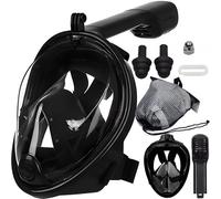 Retoo Masque de plongée L XL, Masque Complet pour Adultes et Enfants, Lunettes de plongée, kit de plongée, Jouet Aquatique,Masque Complet,Masque de plongée 180