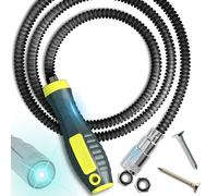 Retoo Outil de Ramassage flexible en acier inoxydable Ø13 570mm avec force d'adhérence jusqu'à 1.5kg, col de cygne flexible, aimant de recherche plus durable, Magnetic Pick-Up